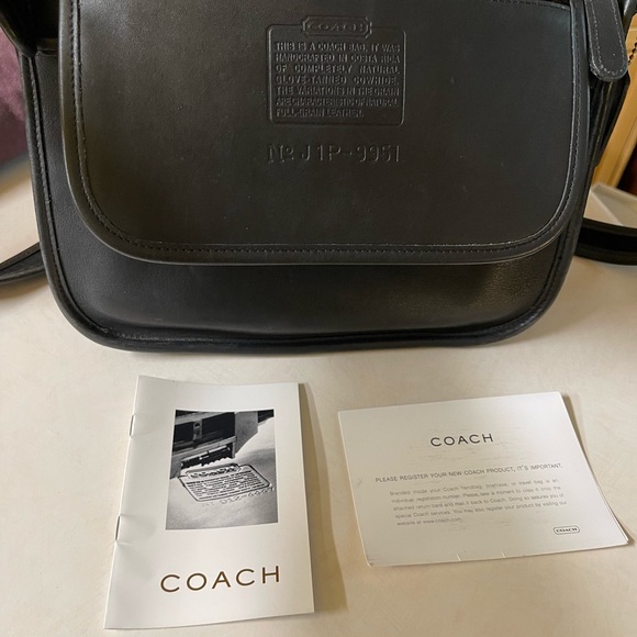 Vintage Coach 9951 Patricia's Legacy Crossbody Handbag in Black - Picture 8 of 14